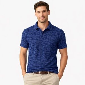 Original Weatherproof Vintage Short Sleeve Shirt Navy Blue Men Medium NWT